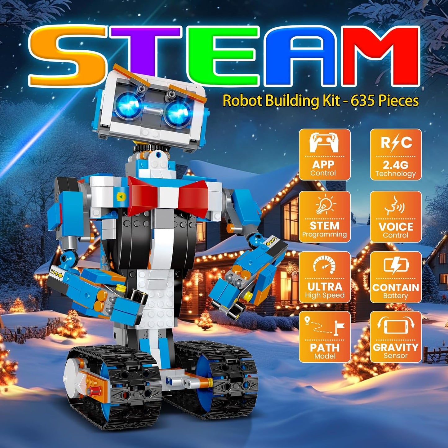 Momspeace STEM Robotics Kit: Build, Code & Play!